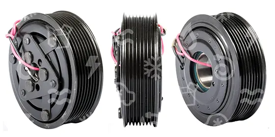 spojka pro kompresor SANDEN 7H15 (93 10-384), NEW HOLLAND, poly V8